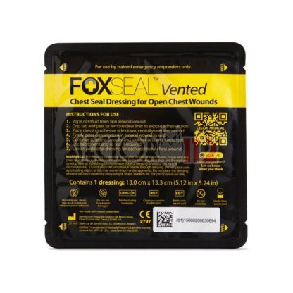 Apósito oclusivo ventilado herida de torax FOXSEAL