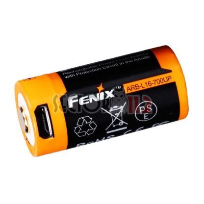 Batería CR123 FENIX Usb 700 mAh