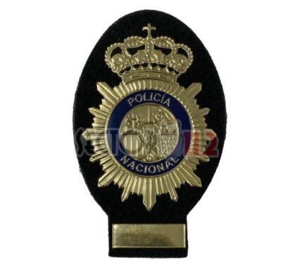 Emblema flexible placa pecho Policía Nacional