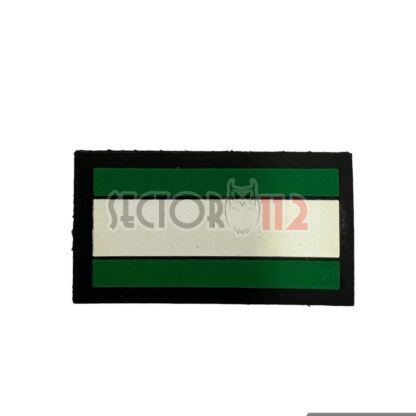 Parche bandera Andalucia PVC marco