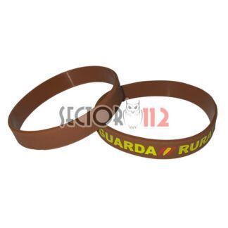 Pulsera silicona GUARDA RURAL marrón