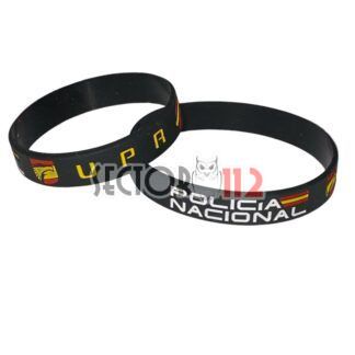 Pulsera silicona POLICÍA NACIONAL UPR