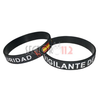 Pulsera silicona VIGILANTE DE SEGURIDAD