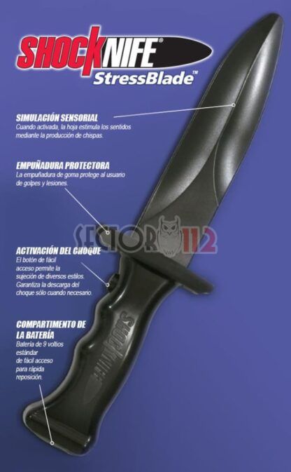 Cuchillo STRESS-BLADE para entrenamiento real