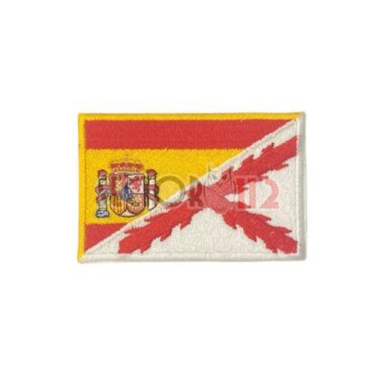 Parche Bandera España Constitucional Cruz Borgoña