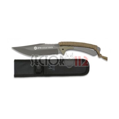 Cuchillo encordado K25 coyote