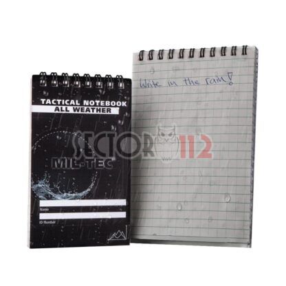 Libreta táctica MILTEC impermeable negra