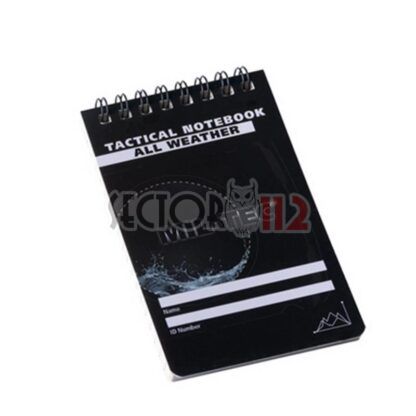 Libreta táctica MILTEC impermeable negra