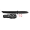 Cuchillo K25 entrenamiento negro 19 30cm